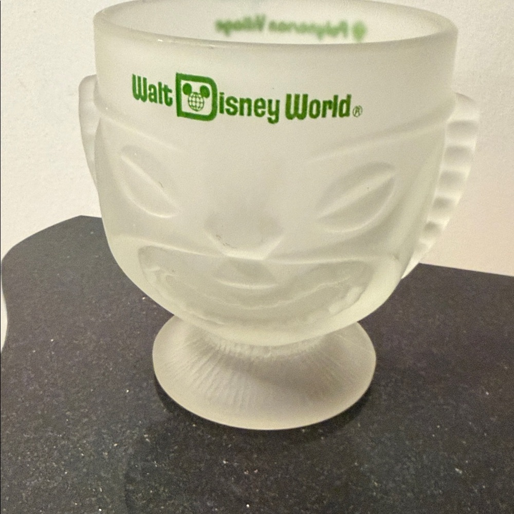 Vintage Disney Frosted Polynesian Village Tiki Mug